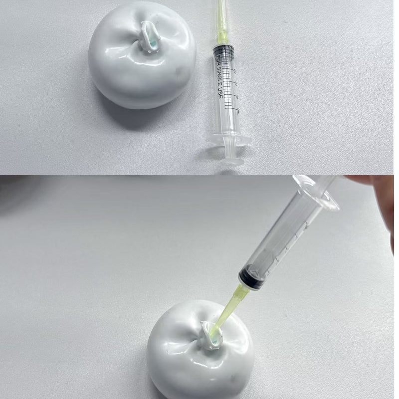 Handmade Sand Stress Relief Balls  ( Includes plastic tip syringe)