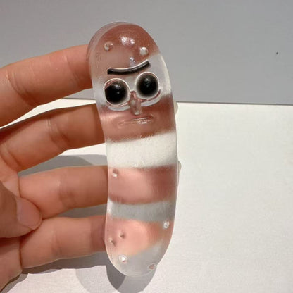 Clear Cucumber Taba Squishy Toy