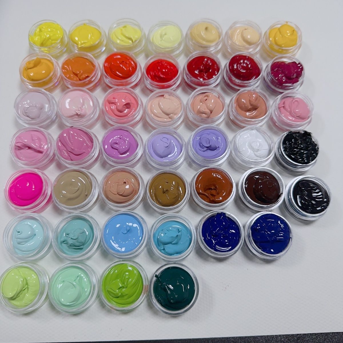 5g/bottle Making Silicone Squishy Color Paste (note color number)