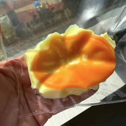 Handmade Silicone Squishy Cat Half-baked Cheese Cake