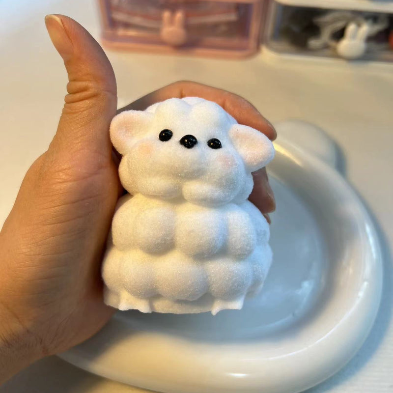 Handmade Silicone Squishy Big Lamb