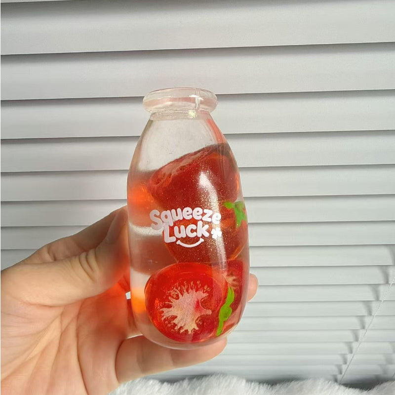 Glass Fruit Candy Jar