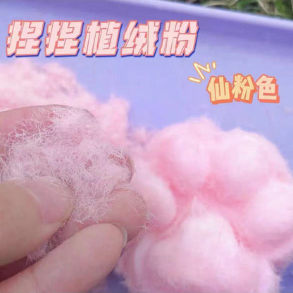 Making  Silicone Squishy Material Flocking Powder 40g