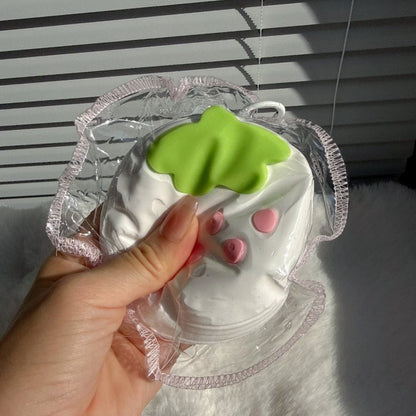 Strawberry Mille  Cake Taba Squishy Toy