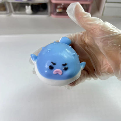 Handmade Silicone Squishy Puffer Fish