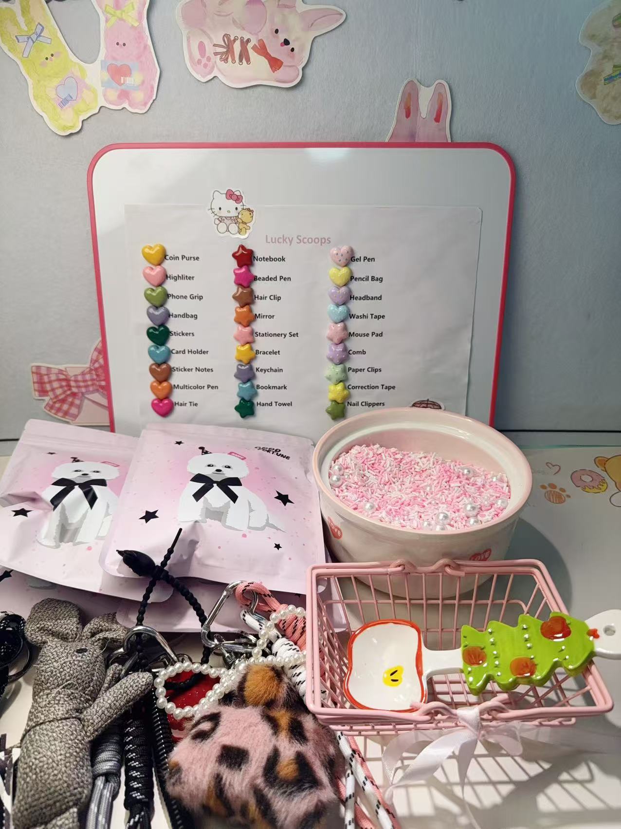 Lucky Scoop---Bag Charm /Keychain Lucky Bag (Free Shipping)