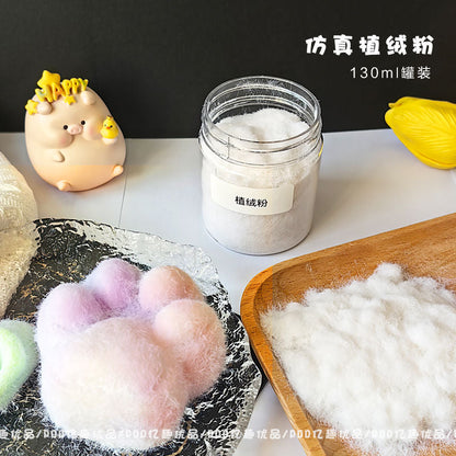 130g /bottle Making  Silicone Squishy Material Flocking Powder/Acid sand powder/Mochi powder