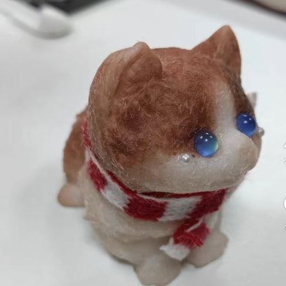 Handmade Silicone Cat Stress Relief Squishy Toy Custom Cat(send picture)